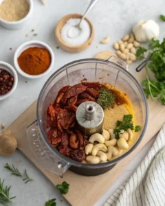 Sobrasada Vegana Irresistible: Simple y 100% Saludable 18 Ingredientes listos para mezclar sobrasada vegana